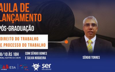ESA-PE lança pós em Direito e Processo do Trabalho