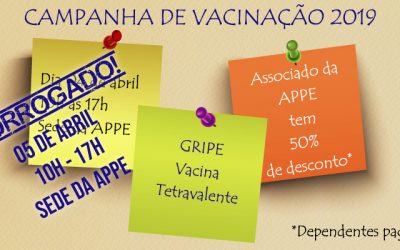 Campanha de Vacinação da APPE 2019
