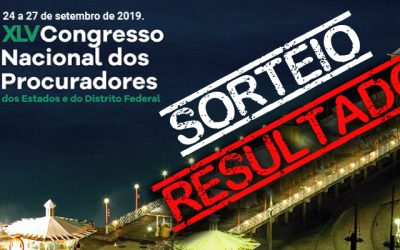 Resultado do sorteio para o XLV Congresso da ANAPE