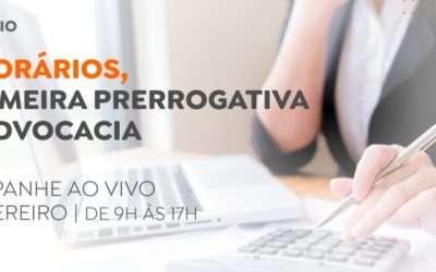 OAB promove evento online sobre honorários