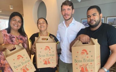 Apoio da categoria garante cestas natalinas