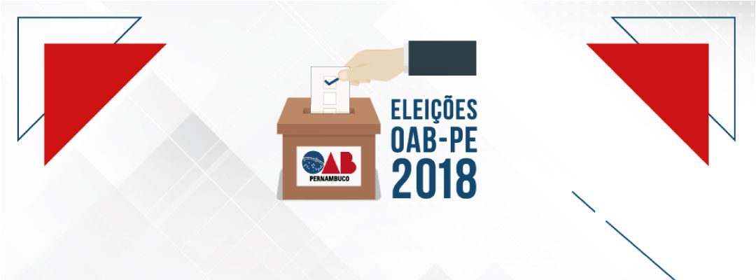 Disponível edital com chapas das eleições OAB-PE