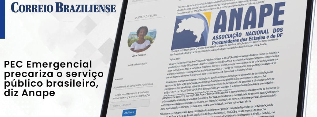 ANAPE: PEC Emergencial precariza serviço público
